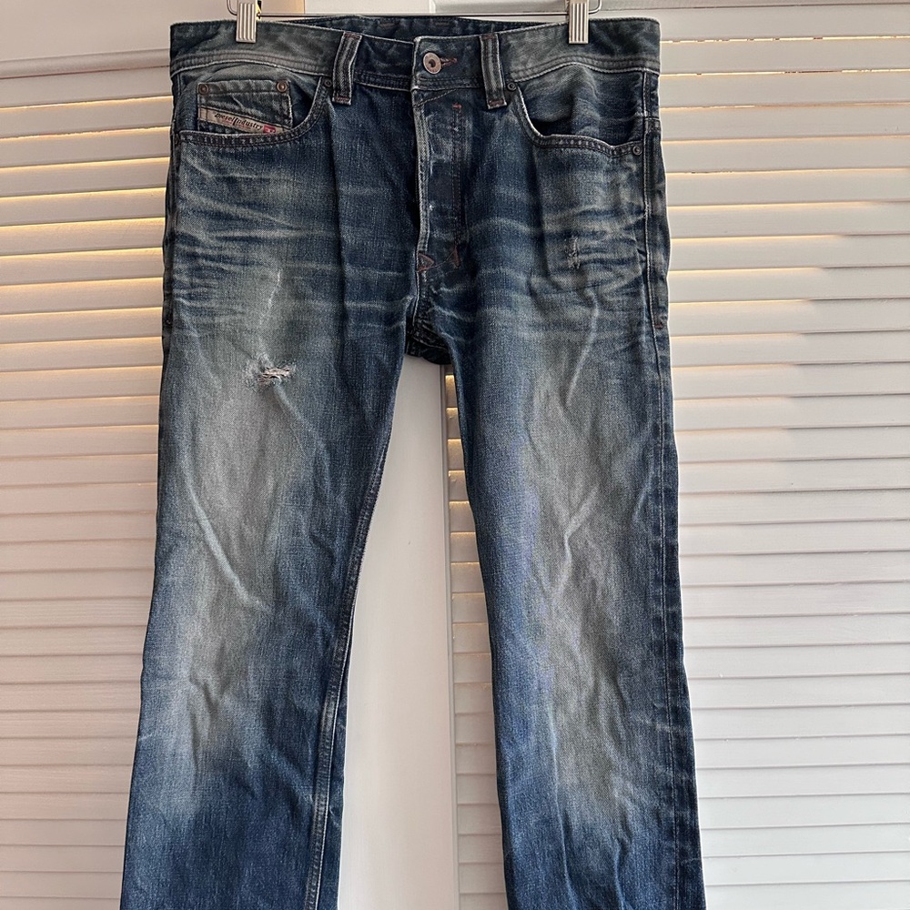 Diesel SAFADO Reg. Slim-Straight Jeans Men's Size 30x32 Wash 0880N Made in Italy